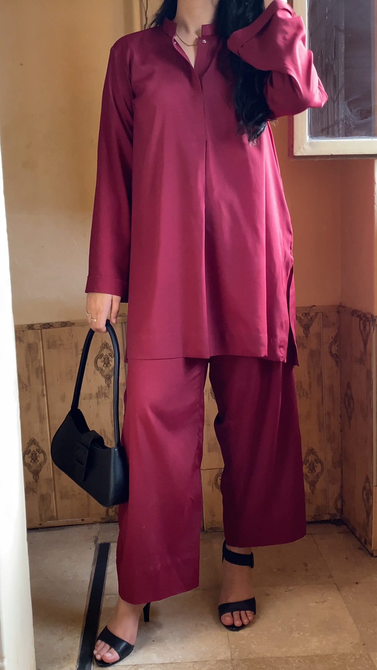 Maroon Grace Set