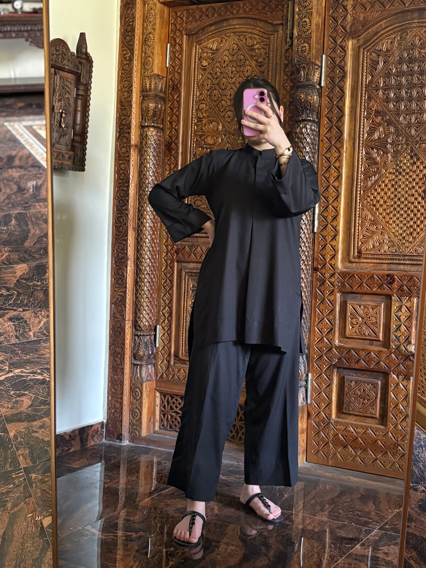 Elan Black Co-Ord Set