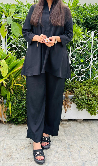 Sora Black Co-Ord Set